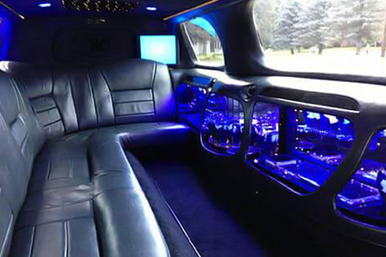 inside a limo