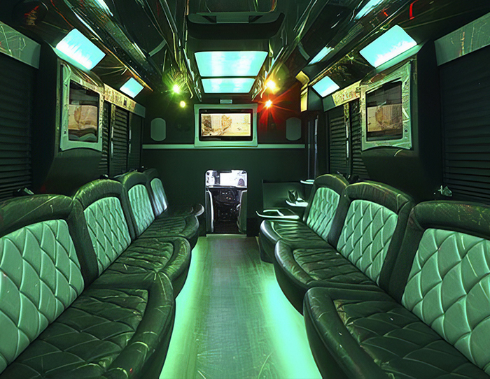 luxurious party bus